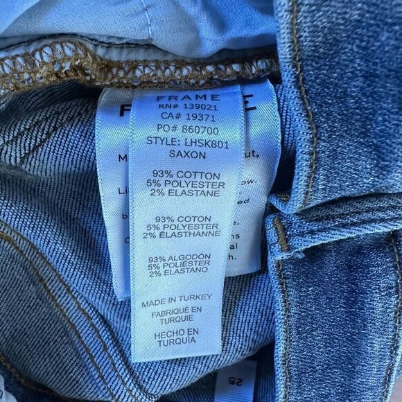 Frame Denim Le High Skinny Jeans Size 25 - Picture 6 of 10
